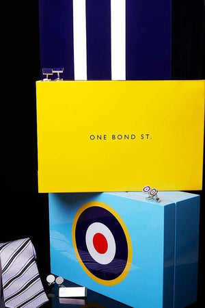 Wooden Lacquered Cufflink Boxes – it’s better to give than receive but hey I’d be more than happy with one of these. - ONE BOND STREET