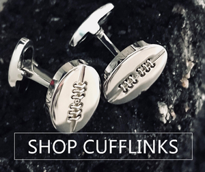 SILVER CUFFLINKS - ONE BOND STREET