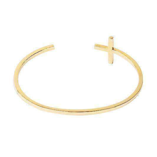 ALEXIA GOLD BANGLE - ONE BOND STREET