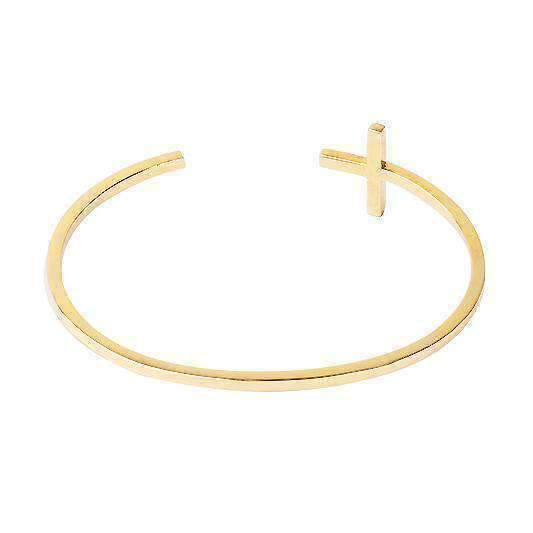 ALEXIA GOLD BANGLE - ONE BOND STREET