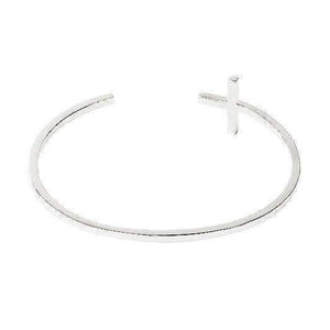 ALEXIA SILVER BANGLE - ONE BOND STREET