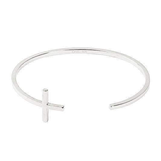 ALEXIA SILVER BANGLE - ONE BOND STREET