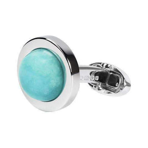 AMAZONITE CUFFLINKS - ONE BOND STREET