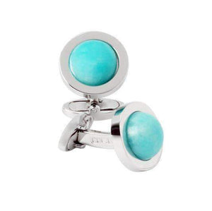 AMAZONITE CUFFLINKS - ONE BOND STREET