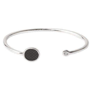 BLACK CARBON FIBRE BANGLE - ONE BOND STREET