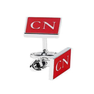 SOLID STERLING SILVER CHINA CUFFLINKS - ONE BOND STREET