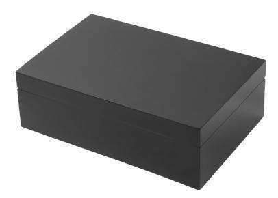 CLASSIC BLACK CUFFLINK BOX - ONE BOND STREET