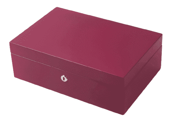 CLASSIC RED CUFFLINK BOX - ONE BOND STREET