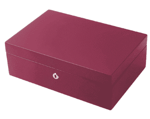 CLASSIC RED JEWELLERY BOX - ONE BOND STREET