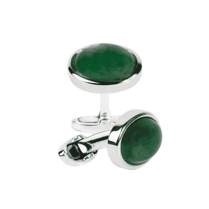 EMERALD CUFFLINKS - ONE BOND STREET