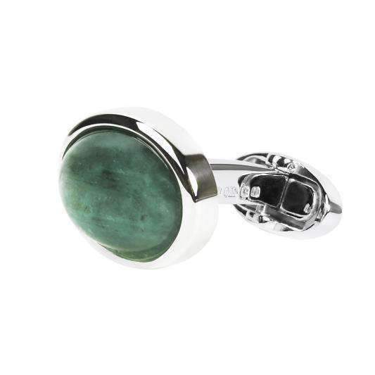 EMERALD CUFFLINKS - ONE BOND STREET