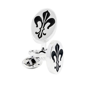 FLEUR-DE-LIS CUFFLINKS - ONE BOND STREET