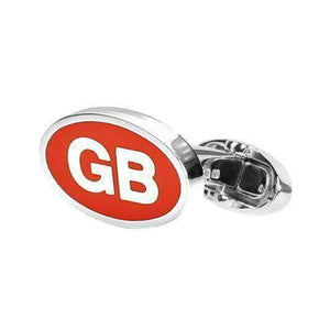 SILVER GB CUFFLINKS - ONE BOND STREET