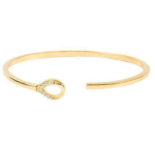 FLORENCE GOLD BANGLE - ONE BOND STREET