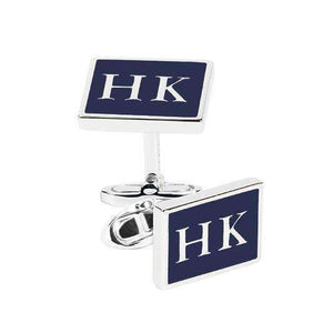 HONG KONG NAVY Cufflinks - One Bond Street