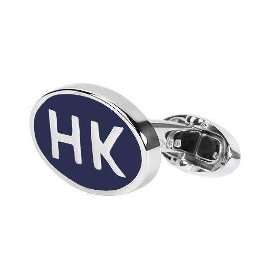 HONG KONG NAVY Cufflinks - One Bond Street