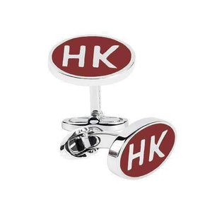 HONG KONG RED Cufflinks - One Bond Street