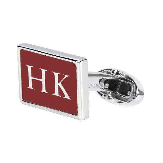 HONG KONG RED Cufflinks - One Bond Street