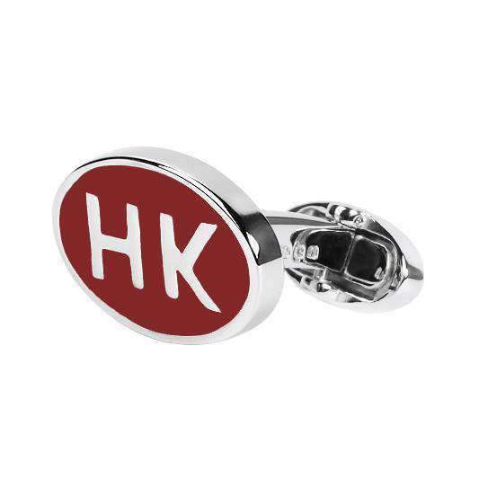 HONG KONG RED Cufflinks - One Bond Street