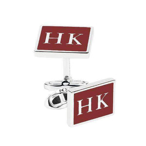 HONG KONG RED Cufflinks - One Bond Street