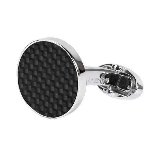 MCLAREN CARBON FIBRE CUFFLINKS - ONE BOND STREET