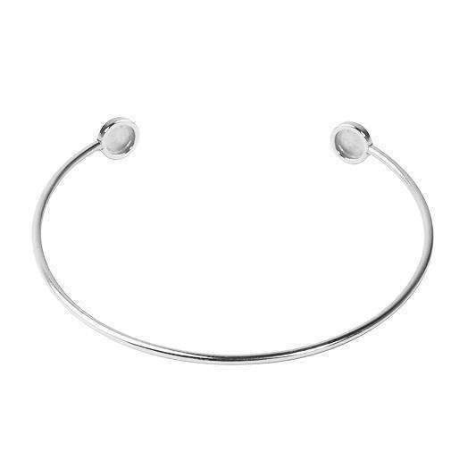 SILVER MOON BANGLE - ONE BOND STREET