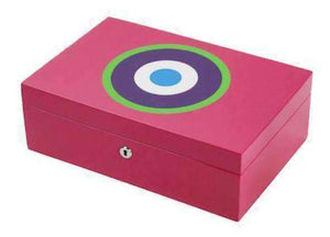 PINK ROUNDEL WATCH BOX - ONE BOND STREET