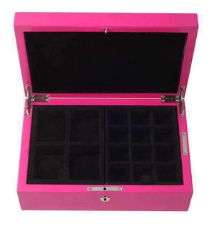 PINK ROUNDEL WATCH BOX - ONE BOND STREET