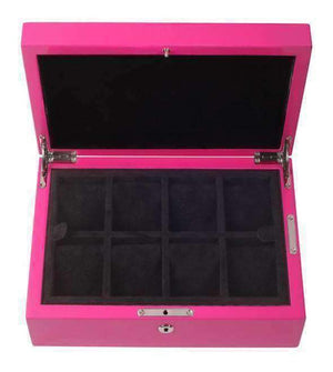 PINK ROUNDEL WATCH BOX - ONE BOND STREET