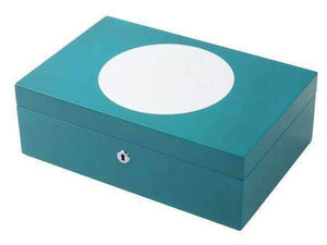 TURQUOISE STOWE WATCH BOX - ONE BOND STREET