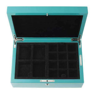 TURQUOISE STOWE WATCH BOX - ONE BOND STREET