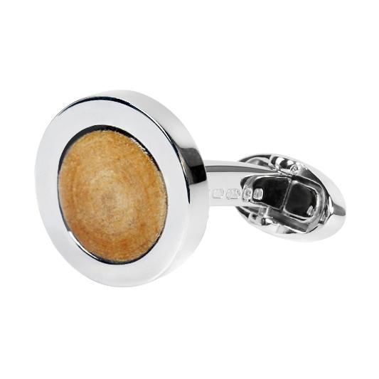 UP-CYCLED BIRCH CUFFLINKS - ONE BOND STREET