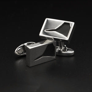 UP-CYCLED VULCAN BOMBER CUFFLINKS - ONE BOND STREET